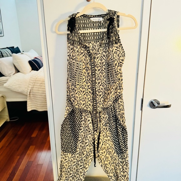 ISABEL MARANT ETOILE "Heko" Jumpsuit SZ 40 Tan Playsuit Overall - Picture 3 of 6